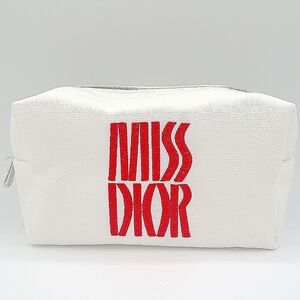 DIOR Beauty - Miss Dior White and Red Cosmetic Bag